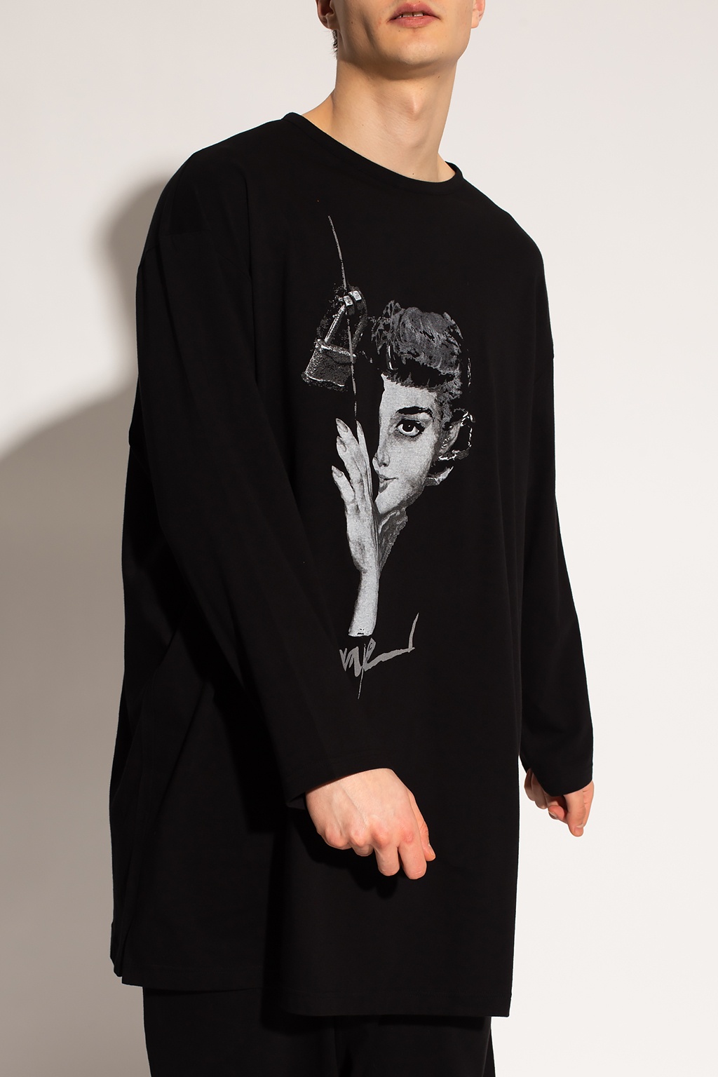 IetpShops | Yohji Yamamoto Long sleeve T | shirt - Jaqueta Puffer